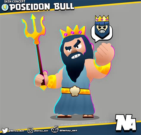 Poseidon Bull Rock N Roll 